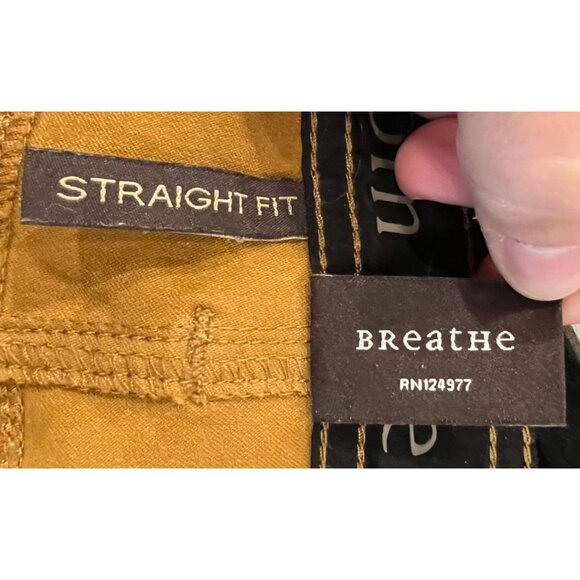 Prana Stretch Zion Straight Pant 36x30 Bronzed Quick Dry DWR Fabric UPF 50+ Abra - Picture 12 of 12